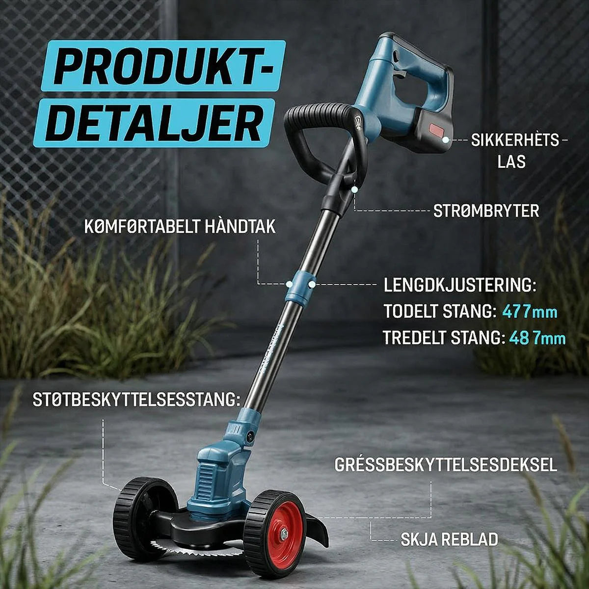 Gjør hagearbeidet raskere, lettere og mindre slitsomt – med  TrimMax